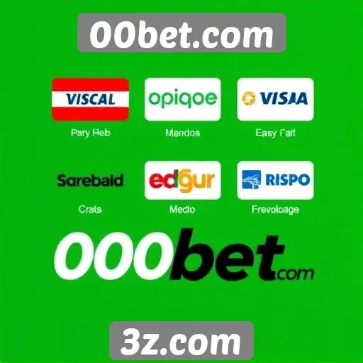 Variedade de métodos de pagamento no 00bet.com